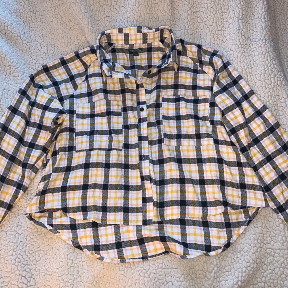 Yellow & Black Flannel
